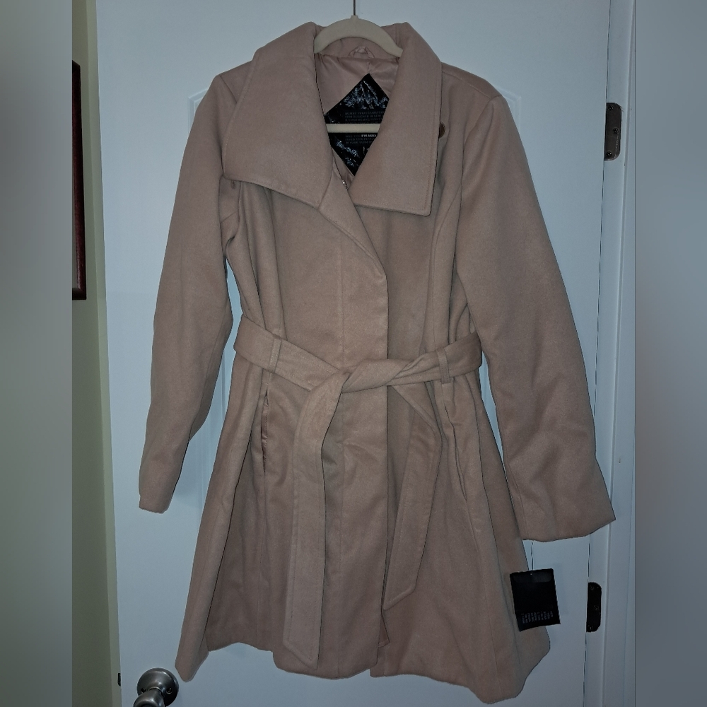 Steve Madden Women's Beige Trench Coat